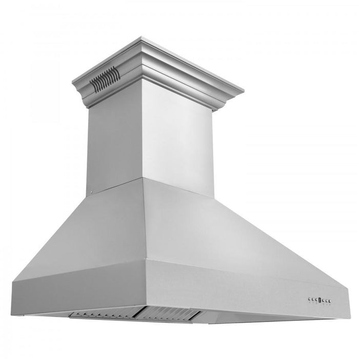 ZLINE 48" Professional Wall Range Hood, Built - in CrownSound® Bluetooth Speakers, 667CRN - BT - 48 - Farmhouse Kitchen and Bath