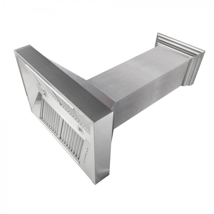 ZLINE 48" Snow Finish Range Hood with Snow Finish Shell, 8654SN - 48 - Farmhouse Kitchen and Bath