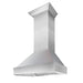 ZLINE 48" Snow Finish Range Hood with Snow Finish Shell, 8654SN - 48 - Farmhouse Kitchen and Bath