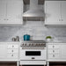 ZLINE 48" Snow Finish Range Hood with Snow Finish Shell, 8654SN - 48 - Farmhouse Kitchen and Bath
