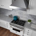 ZLINE 48" Snow Finish Range Hood with Snow Finish Shell, 8654SN - 48 - Farmhouse Kitchen and Bath