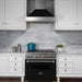 ZLINE 48" Snow Finish Wall Range Hood, Black Matte Shell, 8654BLM - 48 - Farmhouse Kitchen and Bath