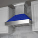 ZLINE 48" Snow Finish Wall Range Hood, Blue Matte Shell, 8654BM - 48 - Farmhouse Kitchen and Bath