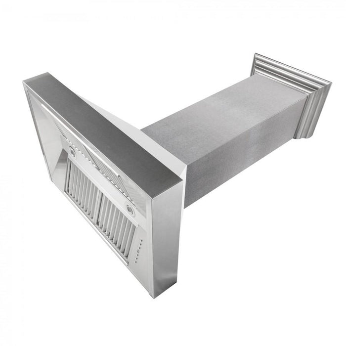 ZLINE 48" Snow Finish Wall Range Hood, White Matte Shell, 8654WM - 48 - Farmhouse Kitchen and Bath
