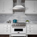 ZLINE 48" Snow Finish Wall Range Hood, White Matte Shell, 8654WM - 48 - Farmhouse Kitchen and Bath