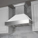 ZLINE 48" Snow Finish Wall Range Hood, White Matte Shell, 8654WM - 48 - Farmhouse Kitchen and Bath