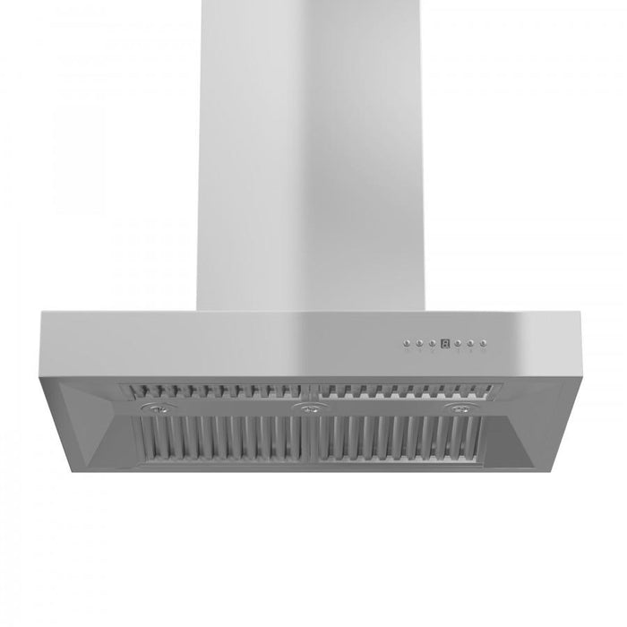 ZLINE 48" Stainless Steel Island Range Hood, KECOMi - 48 - Farmhouse Kitchen and Bath