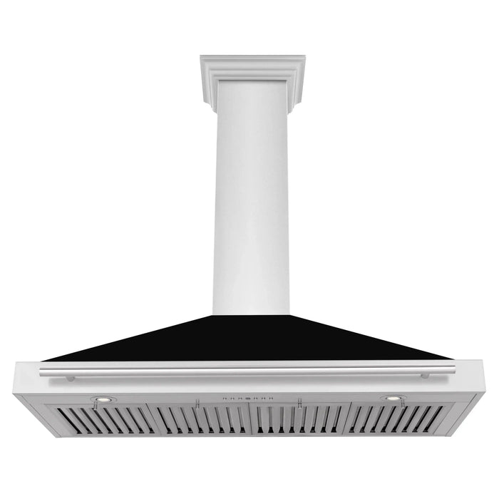 ZLINE 48" Stainless Steel Range Hood with Shell and Stainless Steel Handle KB4STX - BLM - 48 - Farmhouse Kitchen and Bath