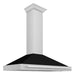 ZLINE 48" Stainless Steel Range Hood with Shell and Stainless Steel Handle KB4STX - BLM - 48 - Farmhouse Kitchen and Bath