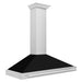 ZLINE 48" Stainless Steel Range Hood with Shell and Stainless Steel Handle KB4STX - BLM - 48 - Farmhouse Kitchen and Bath