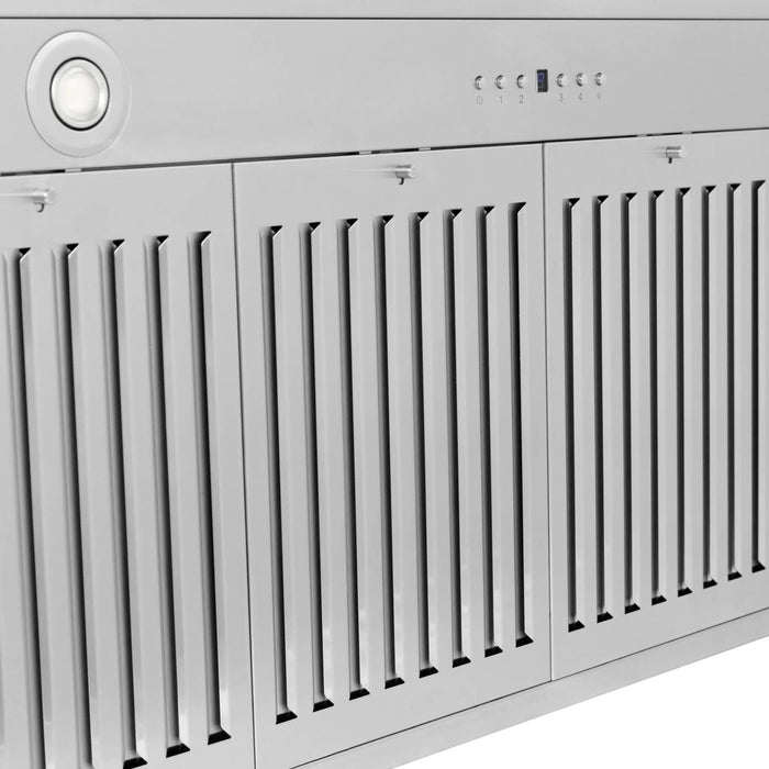 ZLINE 48" Stainless Steel Range Hood with Stainless Steel Handle KB4STX - 48 - Farmhouse Kitchen and Bath