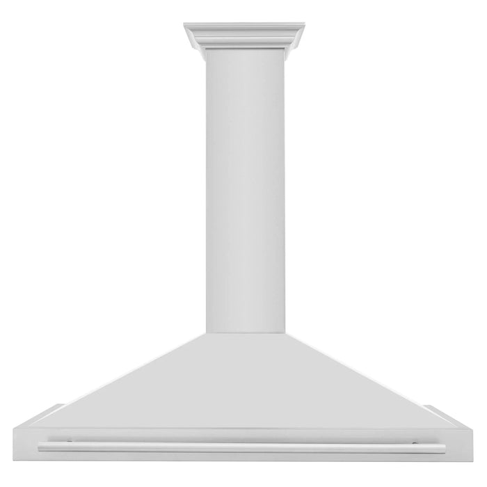 ZLINE 48" Stainless Steel Range Hood with Stainless Steel Handle KB4STX - 48 - Farmhouse Kitchen and Bath