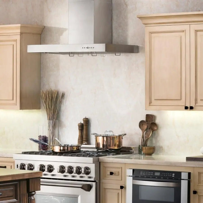 ZLINE 48" Stainless Steel Wall Range Hood KE - 48 - Farmhouse Kitchen and Bath