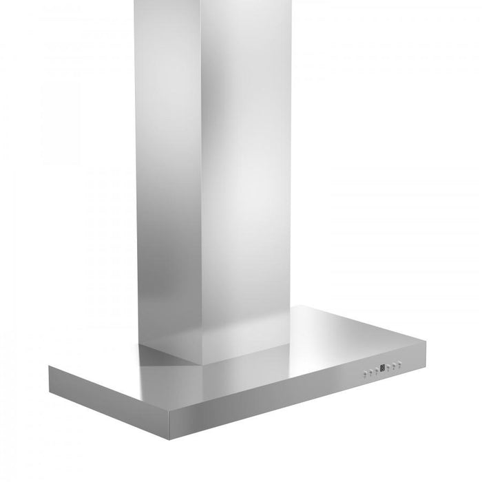 ZLINE 48" Stainless Wall Range Hood with Crown Molding, KECRN - 48 - Farmhouse Kitchen and Bath