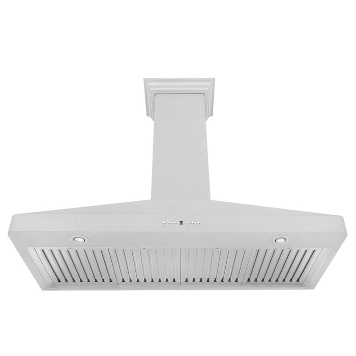 ZLINE 48" Wall Mount Range Hood in DuraSnow Stainless Steel, 8KF2S - 48 - Farmhouse Kitchen and Bath