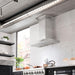 ZLINE 48" Wall Range Hood, Built - in CrownSound® Bluetooth Speakers, KECRN - BT - 48 - Farmhouse Kitchen and Bath