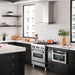 ZLINE 48" Wall Stainless Range Hood, Bluetooth Speakers, KN4CRN - BT - 48 - Farmhouse Kitchen and Bath