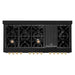ZLINE 60" Autograph Dual Fuel Range, Black Stainless, RABZ - 60 - G - Farmhouse Kitchen and Bath