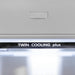 ZLINE 60" Autograph Edition French Door Refrigerator, Internal Water, Ice Dispenser, White Matte, Champagne Bronze Accents RBIVZ - WM - 60 - CB - Farmhouse Kitchen and Bath