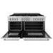 ZLINE 60" Dual Fuel Range In Stainless Steel, Brass Burners, RA - BR - 60 - Farmhouse Kitchen and Bath