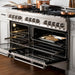 ZLINE 60" Dual Fuel Range In Stainless Steel, Brass Burners, RA - BR - 60 - Farmhouse Kitchen and Bath