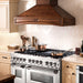 ZLINE 60" Dual Fuel Range, Snow Stainless, Brass Burners, RAS - SN - BR - 60 - Farmhouse Kitchen and Bath
