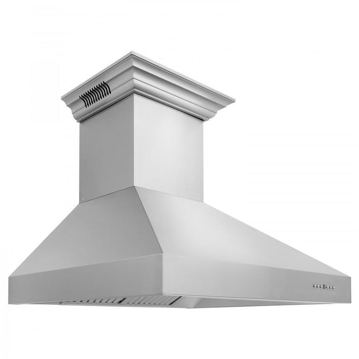 ZLINE 60" Professional Wall Range Hood, Built - in CrownSound Bluetooth Speakers, 697CRN - BT - 60 - Farmhouse Kitchen and Bath