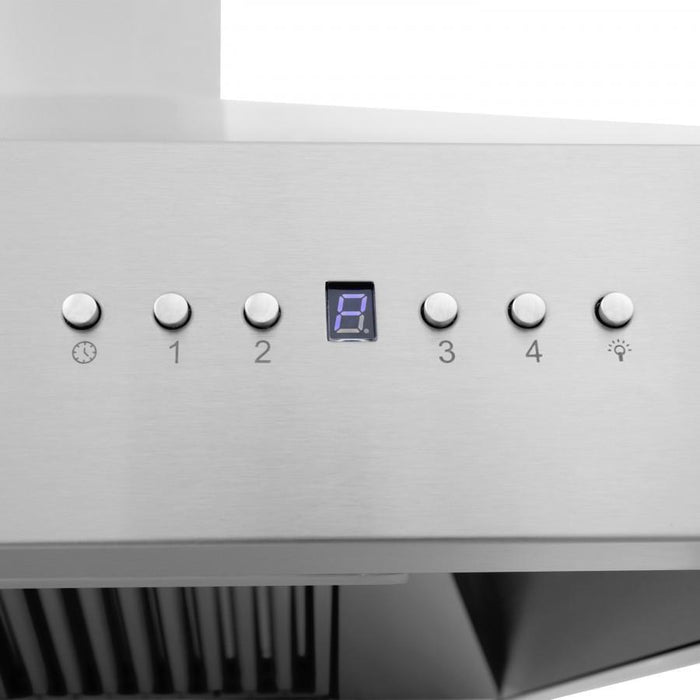 ZLINE 60" Professional Wall Range Hood, Built - in CrownSound Bluetooth Speakers, 697CRN - BT - 60 - Farmhouse Kitchen and Bath