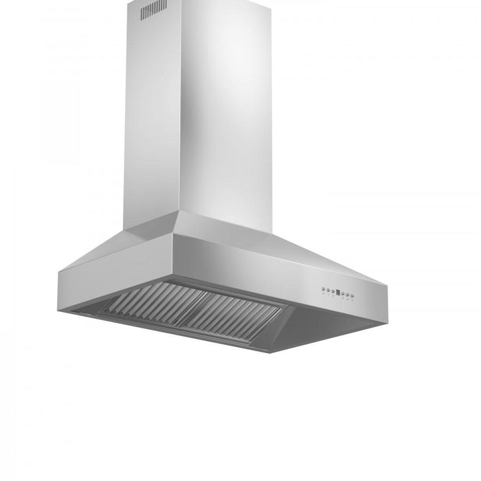 ZLINE 60" Stainless Steel Wall Range Hood, 697 - 60 - Farmhouse Kitchen and Bath