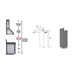 ZLINE 61" Wooden Chimney Extension for Ceilings up to 12.5', KBUU - E - Farmhouse Kitchen and Bath