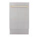 ZLINE Autograph 18" Dishwasher Stainless Door, Gold Handle DWVZ - 304 - 18 - G - Farmhouse Kitchen and Bath