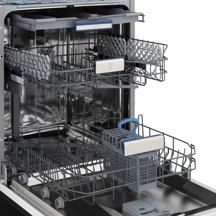 ZLINE Autograph 24" Dishwasher Black Stainless, DWVZ - BS - 24 - CB - Farmhouse Kitchen and Bath