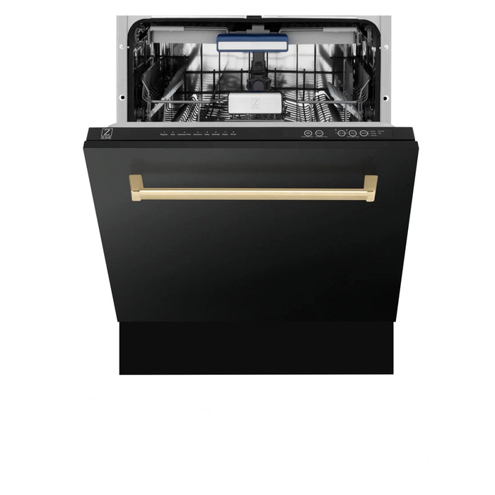 ZLINE Autograph 24" Dishwasher Black Stainless, DWVZ - BS - 24 - CB - Farmhouse Kitchen and Bath