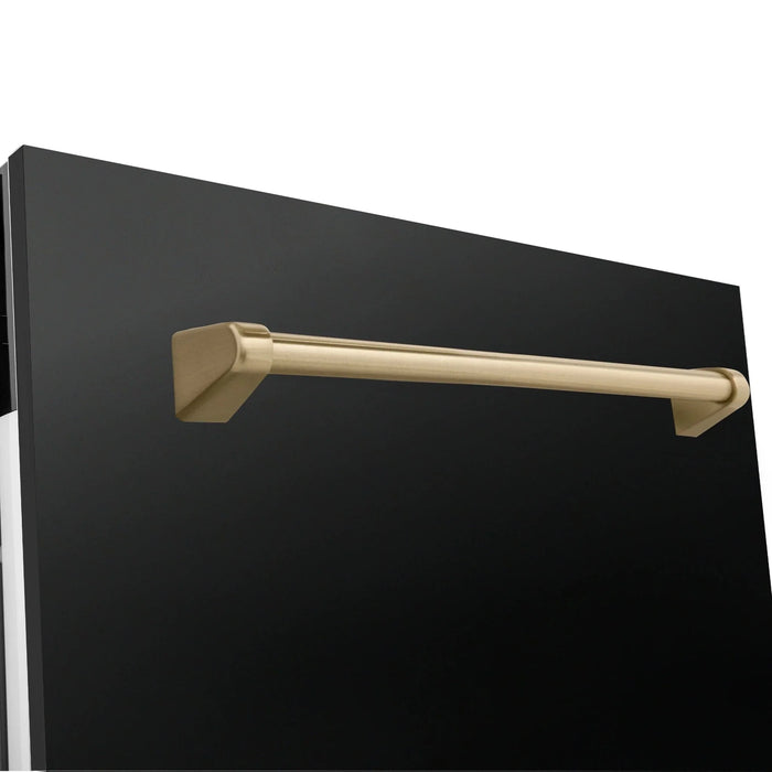 ZLINE Autograph 24" Dishwasher Black Stainless, DWVZ - BS - 24 - CB - Farmhouse Kitchen and Bath
