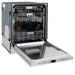 ZLINE Autograph 24" Dishwasher White Door, Black Handle DWMTZ - WM - 24 - MB - Farmhouse Kitchen and Bath