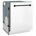 ZLINE Autograph 24" Dishwasher White Door, Black Handle DWMTZ - WM - 24 - MB - Farmhouse Kitchen and Bath