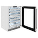 ZLINE Autograph 24 in. Dual Zone 44 Bottle Wine Cooler With Stainless Steel Glass Door And Matte Black Handle RWDOZ - GS - 24 - MB - Farmhouse Kitchen and Bath