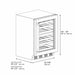ZLINE Autograph 24 in. Dual Zone 44 Bottle Wine Cooler With Stainless Steel Glass Door And Matte Black Handle RWDOZ - GS - 24 - MB - Farmhouse Kitchen and Bath