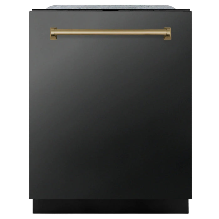 ZLINE Autograph Edition 24" Dishwasher Black Stainless, DWMTZ - BS - 24 - CB - Farmhouse Kitchen and Bath