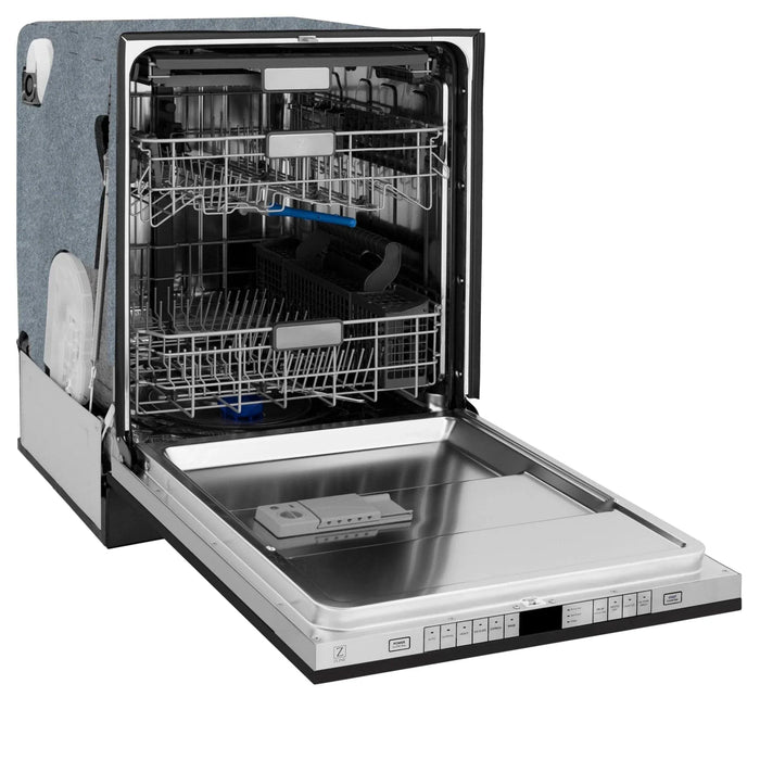 ZLINE Autograph Edition 24" Dishwasher Black Stainless, DWMTZ - BS - 24 - G - Farmhouse Kitchen and Bath