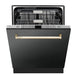 ZLINE Autograph Edition 24" Dishwasher Black Stainless, DWMTZ - BS - 24 - G - Farmhouse Kitchen and Bath