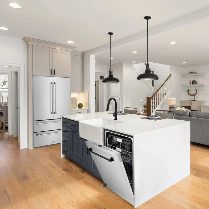 ZLINE Autograph Edition 24" Tall Tub Dishwasher DWMTZ - 304 - 24 - MB - Farmhouse Kitchen and Bath