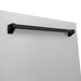 ZLINE Autograph Edition 24" Tall Tub Dishwasher DWMTZ - SN - 24 - MB - Farmhouse Kitchen and Bath