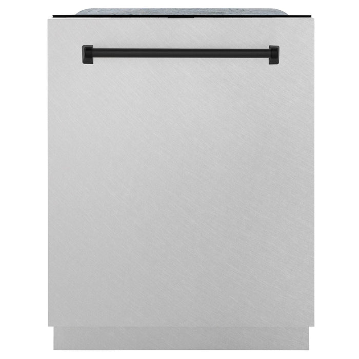 ZLINE Autograph Edition 24" Tall Tub Dishwasher DWMTZ - SN - 24 - MB - Farmhouse Kitchen and Bath