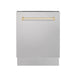 ZLINE Autograph Edition 24" Tall Tub Dishwasher DWVZ - SN - 24 - CB - Farmhouse Kitchen and Bath