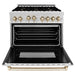 ZLINE Autograph Edition 36" Dual Fuel Range, Gold Accents, RAZ - 36 - G - Farmhouse Kitchen and Bath