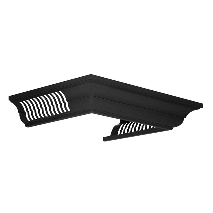 ZLINE Crown Molding Black Stainless Steel BT Speakers CM6 - BT - BSKBN - Farmhouse Kitchen and Bath