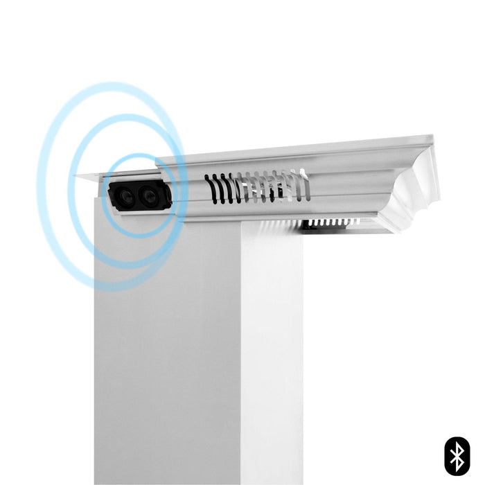 ZLINE Crown Molding Stainless Steel Blue Tooth, CM6 - BT - KN/KN4 - Farmhouse Kitchen and Bath