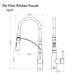 ZLINE Da Vinci Kitchen Faucet DAV - KF - BN - Farmhouse Kitchen and Bath