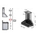 ZLINE 30" Wooden Wall Range Hood, Crown Molding 355WH-30 - Farmhouse Kitchen and Bath